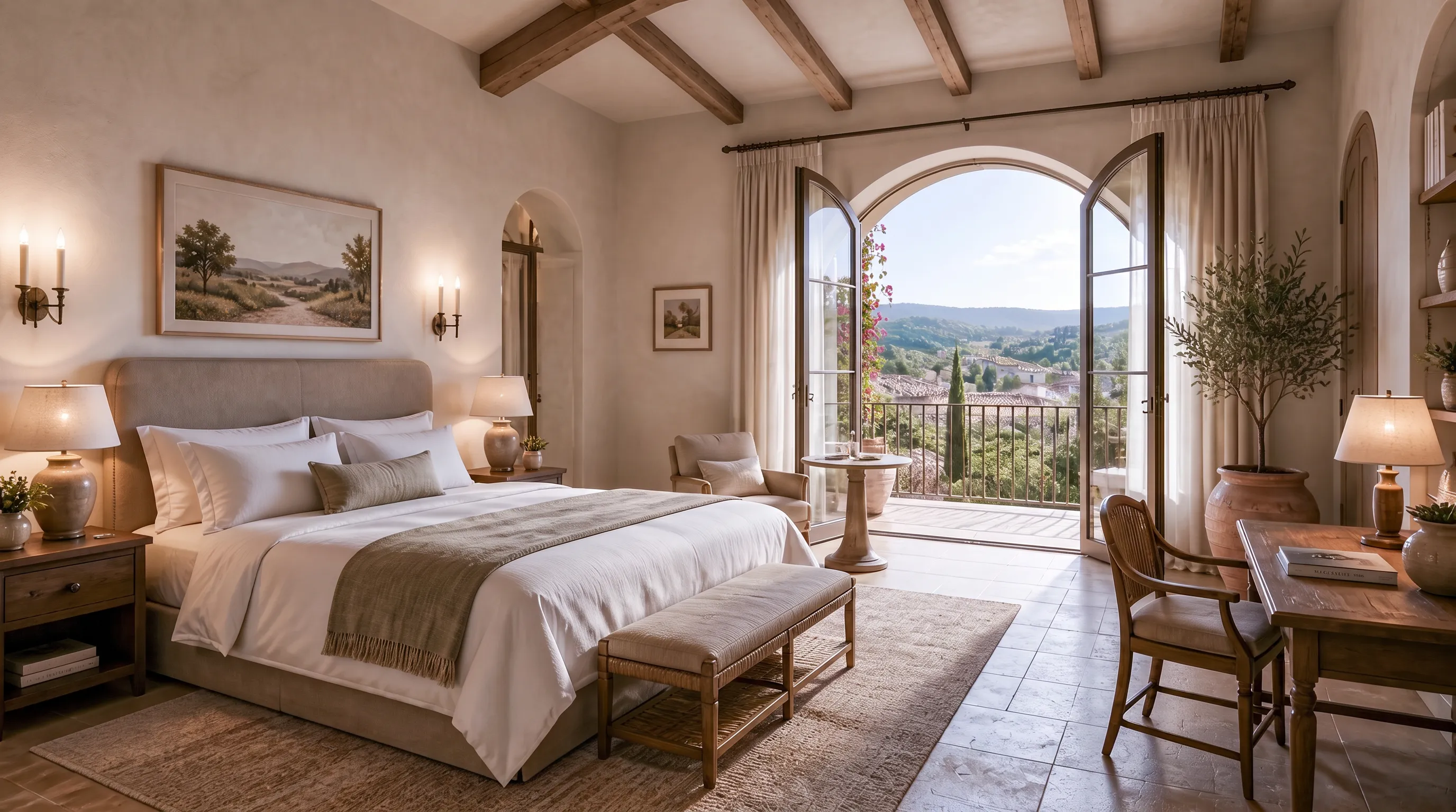 Residencial Verania — Dormitorio con vistas al campo